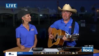 WMBF News morning team having some fun covering CCMF [upl. by Illah]