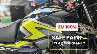 Honda SP125 Lamination PPF  Honda SP125 Modifications  Bike Detailing  AkashDetailing [upl. by Vernor92]