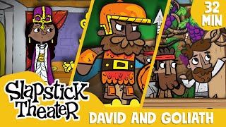 David and Goliath  More Slapstick Theater Bible Stories [upl. by Ditmore]