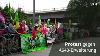 200 Menschen demonstrieren gegen die A643Erweiterung [upl. by Elum]