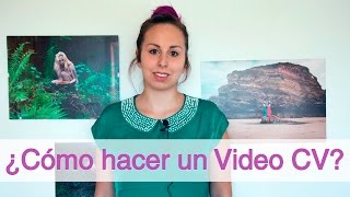 ¿Cómo hacer un vídeo Currículum [upl. by Naujej]