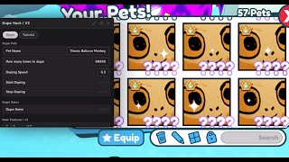 NEW Pet amp Gems Dupe Script for Pet Simulator X Pastebin Working 2023 April  Infinite Gems amp Pets [upl. by Aiuqat706]