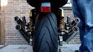 Yamaha XJR 1300 with Laser Xtreme exhausts [upl. by Nohtanhoj811]