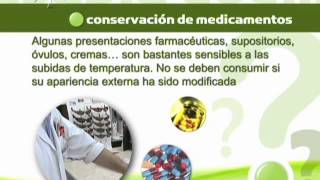 Sabía que Conservación de los medicamentos [upl. by Eivets]