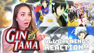 Gintama ALL Openings REACTION All OP Reaction 121 amp Specials [upl. by Goodhen]