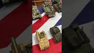 Amazing Modern British Armour Scale Model Special Interest Group Laverstock 010624 mainly 135 [upl. by Enovaj]