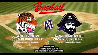 Webster  Grantsburg Baseball Game 1 [upl. by Adirem289]