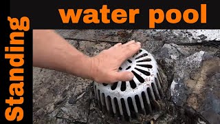 How to remove Standing Water on a Flat Roof [upl. by Llirpa]