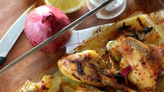 Recette  Poulet au four safran et citron [upl. by Asaph]