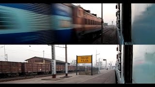 A Meet with The RACING Trains and a SKIP  INDIAN RAILWAYS [upl. by Elolcin]