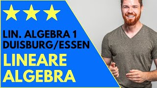 Livestream zu Lineare Algebra Altklausur Teil 1 DuisburgEssen [upl. by Atsyrk]