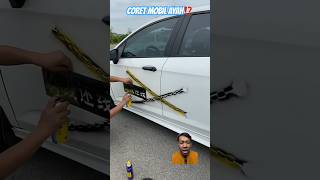 RUSAKIN DAN CAT MOBIL PUNYA AYAH⁉️shortvideo satisfying reaction xyzbca [upl. by Eirrek28]