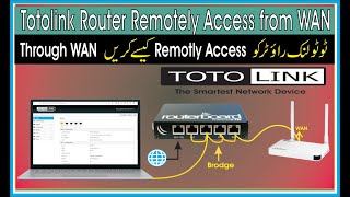 Totolink Router Remotely Access from WAN  Totolink Router Remote management Enable [upl. by Emiline121]