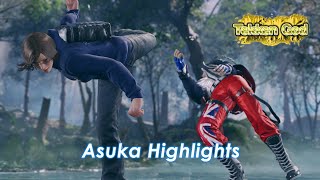 Fighting and failing to keep the God rank  TEKKEN 8 ASUKA HIGHLIGHTS [upl. by Eohce]