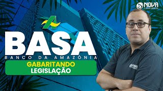 Concurso BASA 2022 Gabaritando Legislação [upl. by Irollam]