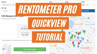 Rentometer Pro Quickview Tutorial [upl. by Lletram]