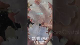 Satin Spar  Selenite Carvings Tower Slab crystals gypsum [upl. by Tnairb]