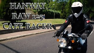 Hanway Raw 125 Cafe Racer  Prueba a fondo [upl. by Markson]