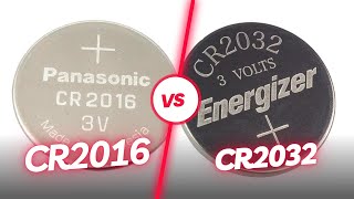 CR2016 vs CR2032 Batteries What are the Differences [upl. by Lou]