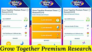 Grow Together Premium Timed Research in Pokemon Go  5💲 Timed Research  Pokemon Go New Event [upl. by Gunilla]