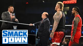 The Bloodline hijack SmackDown SmackDown highlights Jan 12 2024 [upl. by Odrawde]