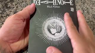 REVIEW COLEÇÃO DEATH NOTE BLACK EDITION COMPLETA [upl. by Ynettirb]