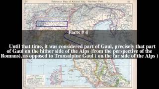 Cisalpine Gaul Top  6 Facts [upl. by Irual89]