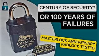 Memorable Milestone or Miserable Mistake Master Lock’s 100Year Padlock Reviewed 🔓 security [upl. by Connett]