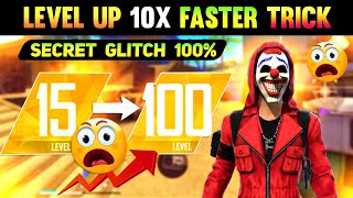 Level UP  10x Faster Trick For 100 Level in Free Fire 😱  Fastest Level Up Trick  Free Fire [upl. by Airres]