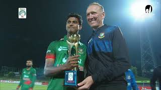 Prize giving ceremony  3rd ODI  Ireland tour of Bangladesh 2023 [upl. by Steddman]