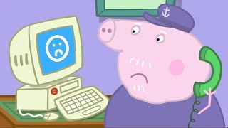 Peppa Pig Official Channel  Grandpa Pigs Computer  Cartoons For Kids  Peppa Pig Toys [upl. by Arataj1]