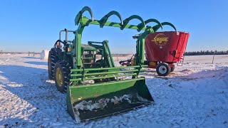 Full Week of Winter Lambing in Canada  Pulling Multiple Lambs [upl. by Aylat814]