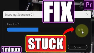 FIX Premiere Pro STUCK EXPORTINGENCODING [upl. by Ysdnyl]