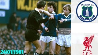 Everton vs Liverpool 24011981 FA Cup 19801981 Fourth round [upl. by Jonathan]