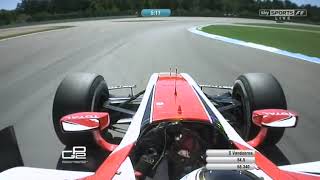 GP2 Germany 2014 FP Stoffel Vandoorne OnBoard [upl. by Domella]