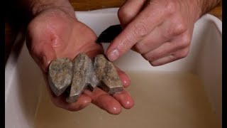 Beginner Soapstone Carving Bison How To Tutorial Great for all ages [upl. by Ayat920]