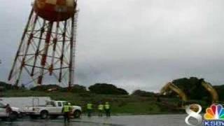 Crews Tear Down 49 Year Old Water Tower [upl. by Mcroberts901]