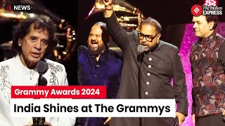 Grammy Awards 2024 Shankar Mahadevan Zakir Hussain and Band Clinch Grammy 2024 [upl. by Lowrie127]