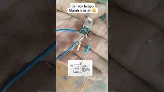 Membuat Sensor Lampu Otomatislampu elektronik listrikrumah sensor [upl. by Ahsenod]