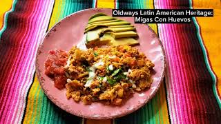 Latin American Heritage Recipe Migas con Huevo [upl. by Tteragram]