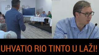 Vučić priznao RIO TINTO VAS JE SLAGAO [upl. by Odin]