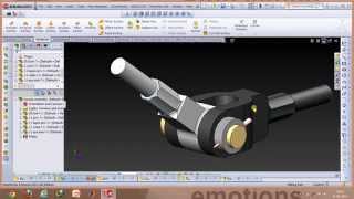 Knuckle JointFunctioning and making in Solidworks [upl. by Littman]