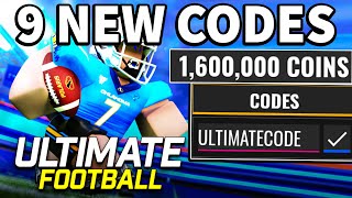 NEW WORKING ALL CODES FOR Ultimate Football IN 2024 SEPTEMBER ROBLOX Ultimate Football CODES [upl. by Stuart]