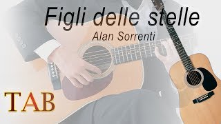 Lezione di chitarra Figli delle stelle completo Allan Sorrenti [upl. by Cut]