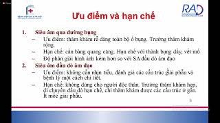 Giải phẫu siêu âm vùng tiểu khung nữ  Siêu âm tổng quát YHN [upl. by Lenneuq]