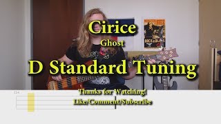 Cirice  Ghost Bass Cover with Tabs [upl. by Atiuqer]