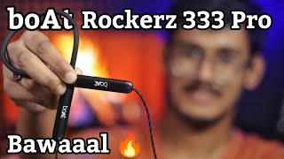 boAt Rockerz 333 Pro  Review amp Unboxing  Gaming TEST  Best Neckband Under 1500 [upl. by Norrat]