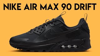 NIKE AIR MAX 90 DRIFT quotTriple Blackquot [upl. by Abdul230]