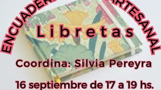 Encuadernación artesanal  Libretas [upl. by Anierdna646]