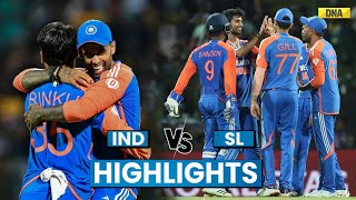 India Vs Sri Lanka Highlights 3rd T20 IND Beat SL In The Super Over Win The Series By 30 Cricket [upl. by Eeliak]